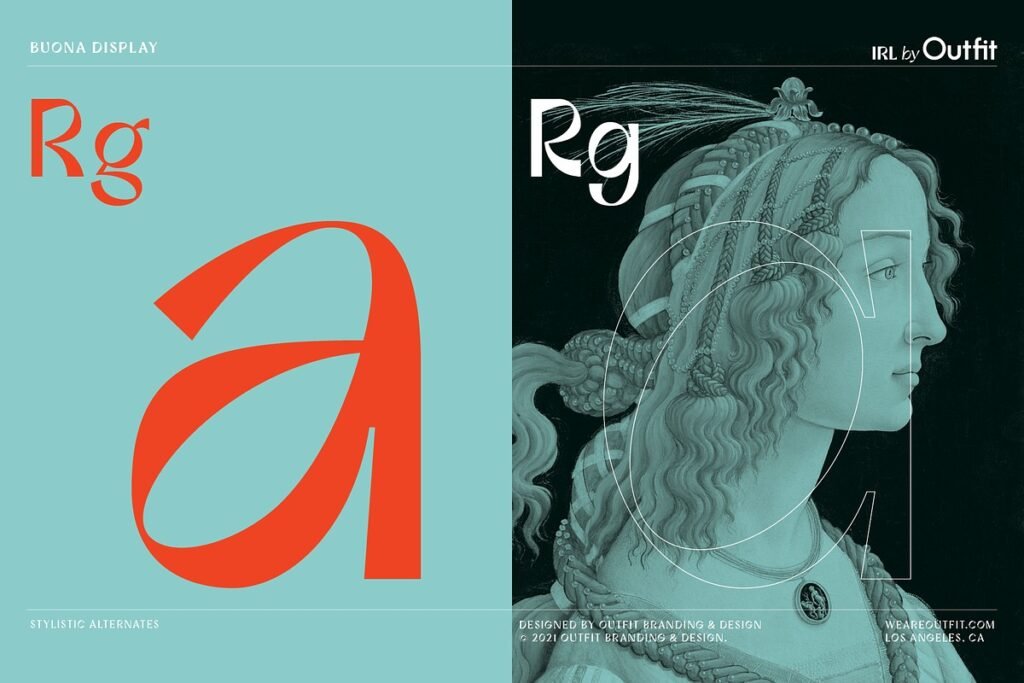 Buona Display Font 