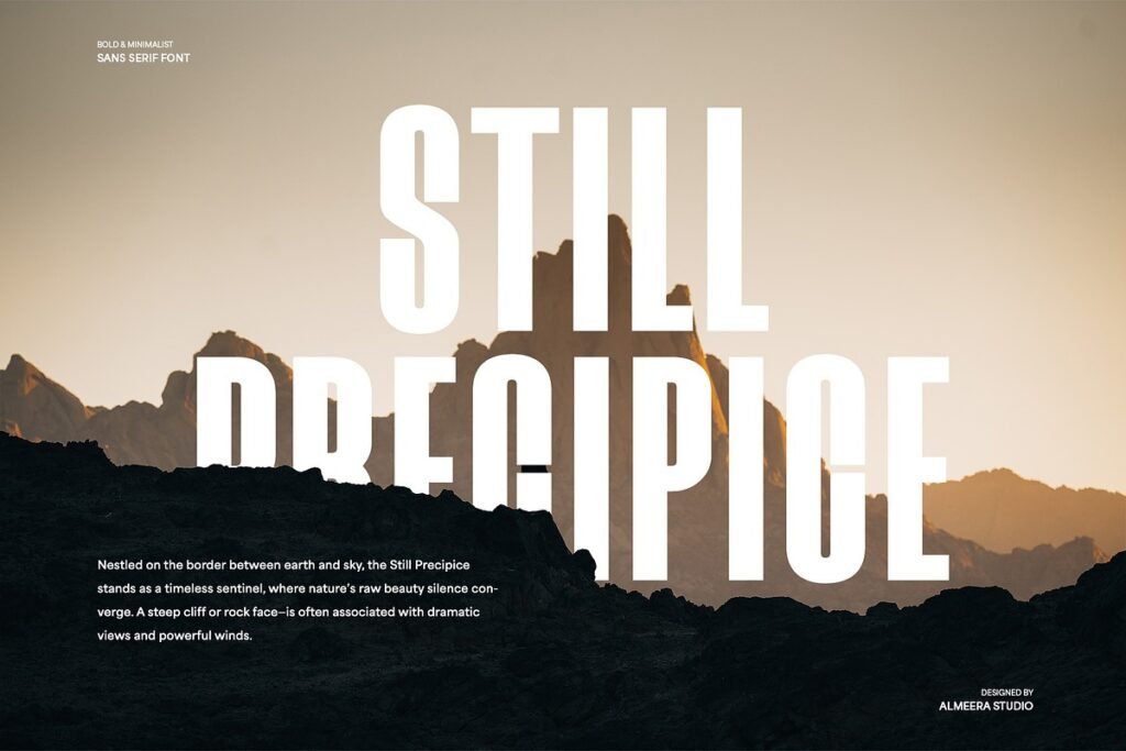 Zeuxis - Bold & Minimalist Sans 3