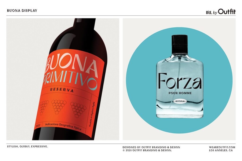 Buona Display Font