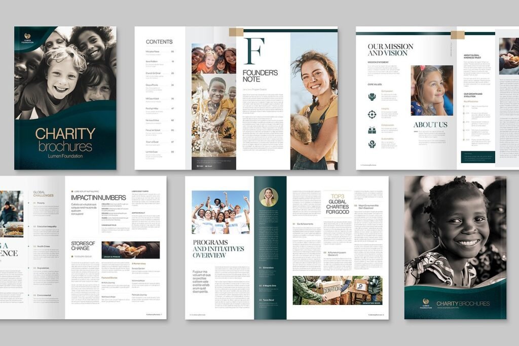 Charity Brochure Template 1