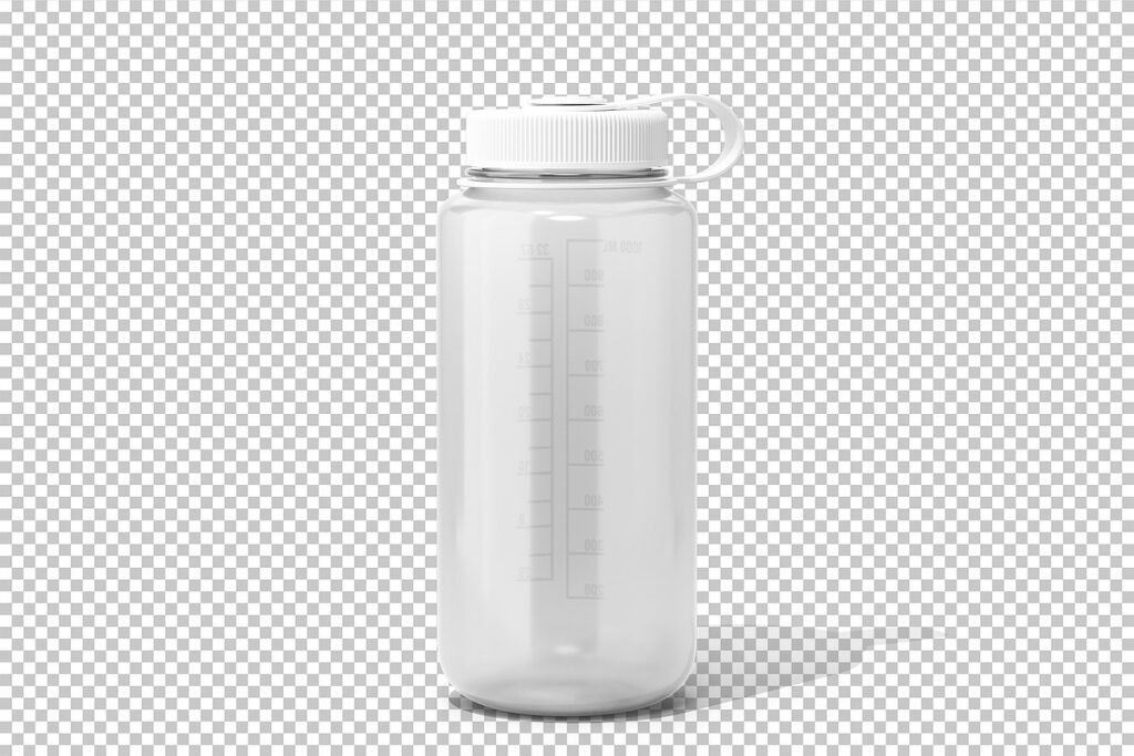 Wide Mouth Water Bottle Mockup 1