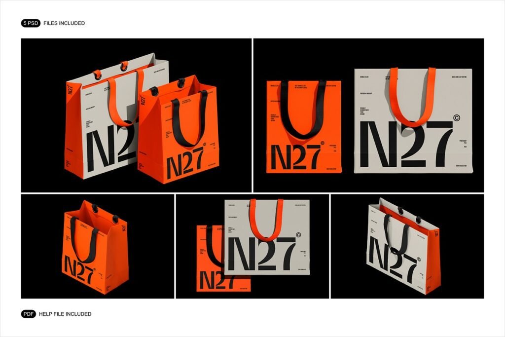 Paper Bag Mockup Images 1