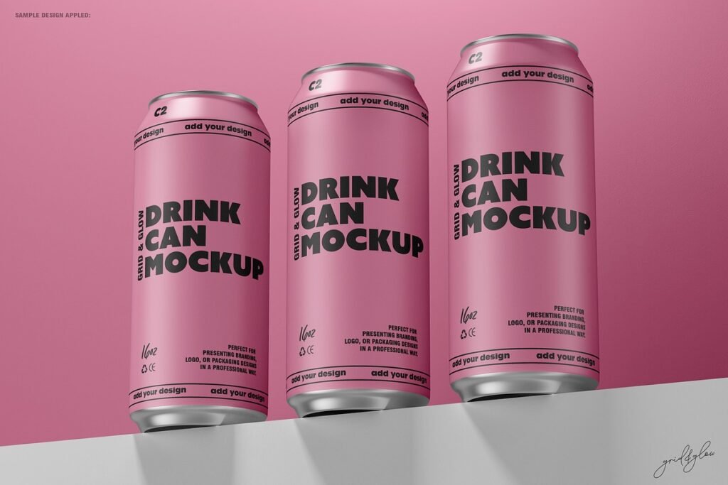 Best Drink Can Mockup 3
