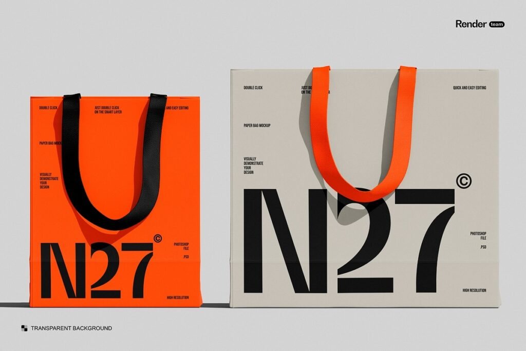 Paper Bag Mockup Images 2