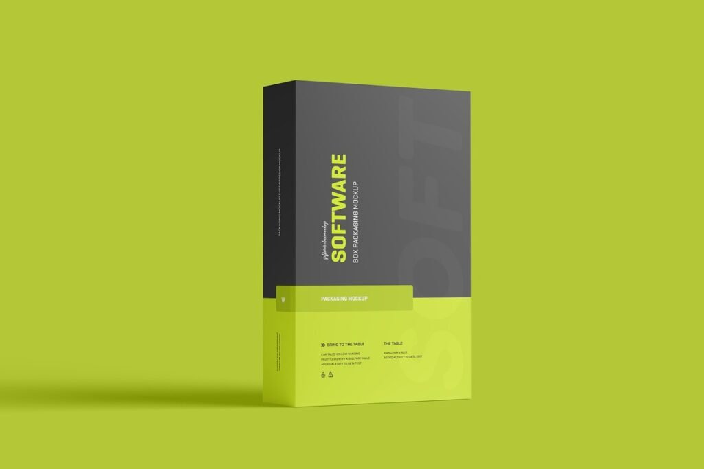 Software Box Mockup PSD 3