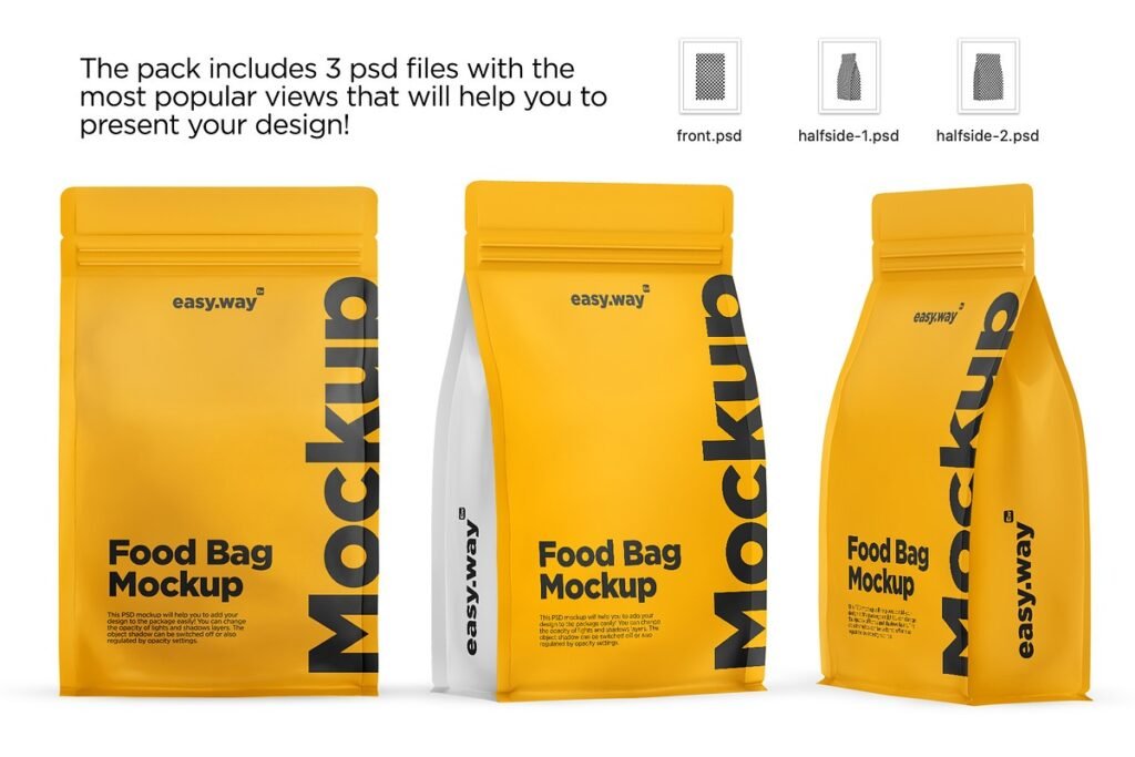 Coffee Bag PSD Mockups 3
