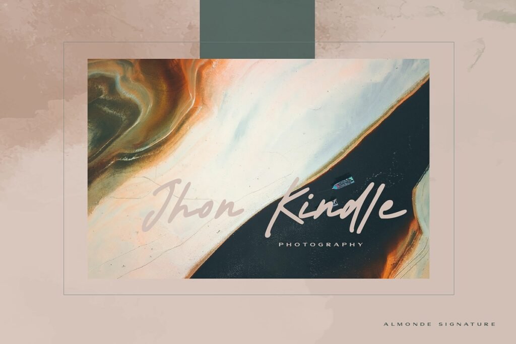 Almonde Signature Font 2