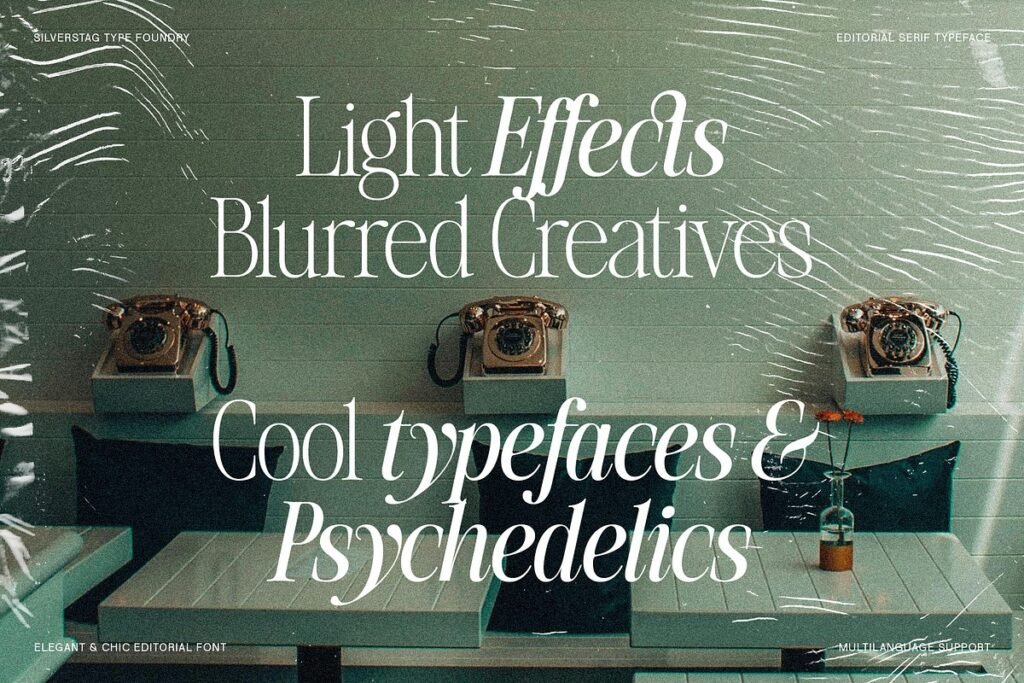 The Silver Editorial Fonts 3