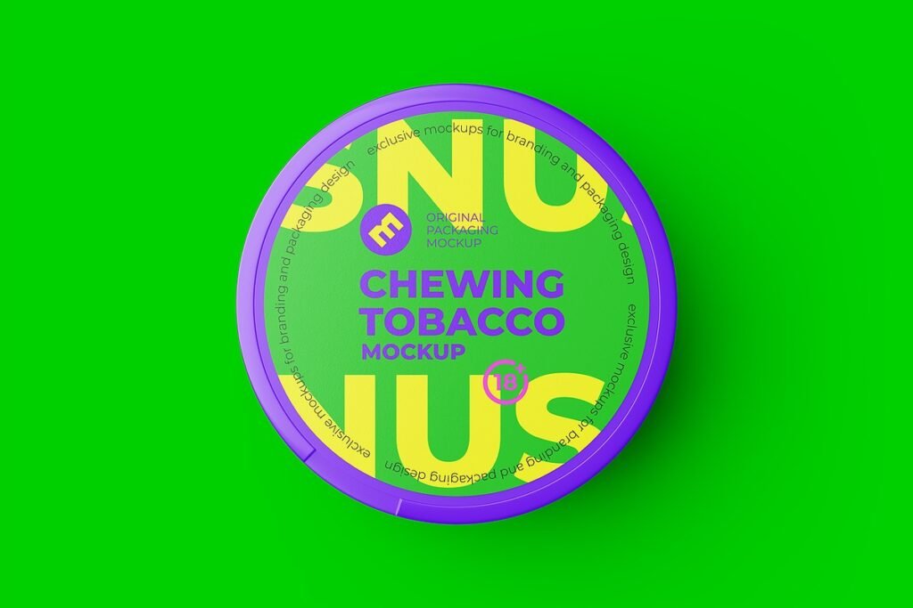 Snus Chewing Tobacco Mockup 1
