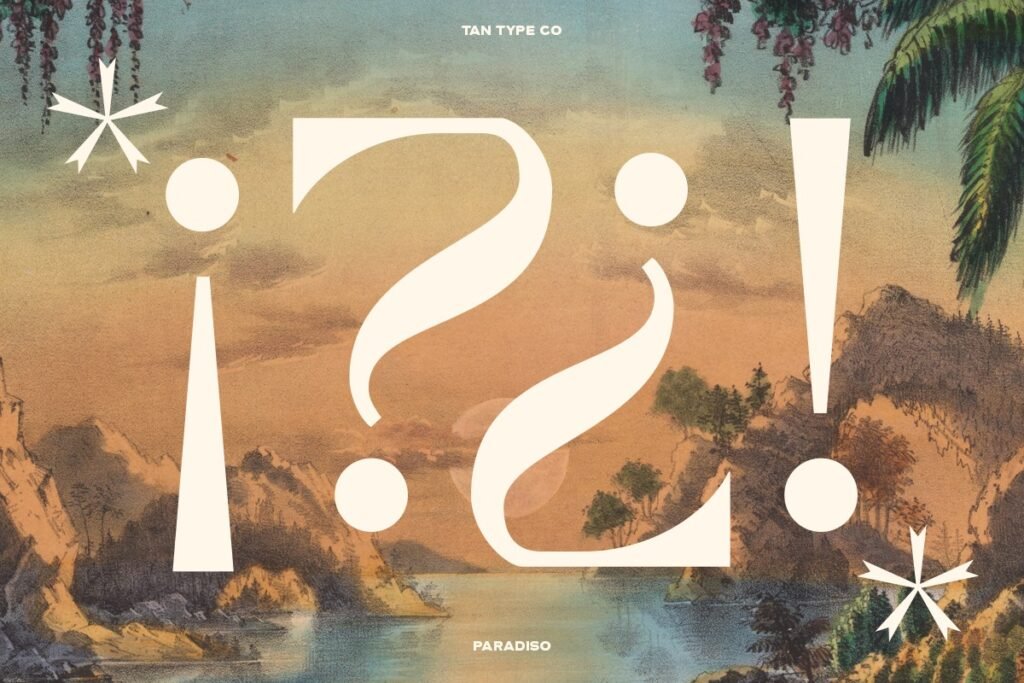 Tan Paradiso Font Style