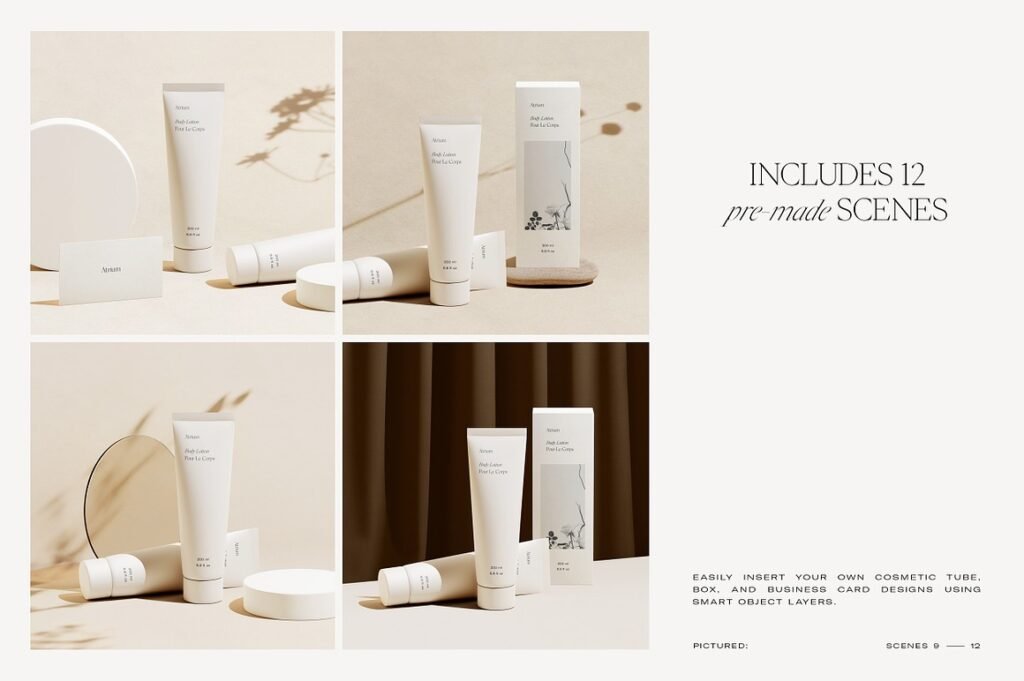 Cosmetic Packaging Scene Creator