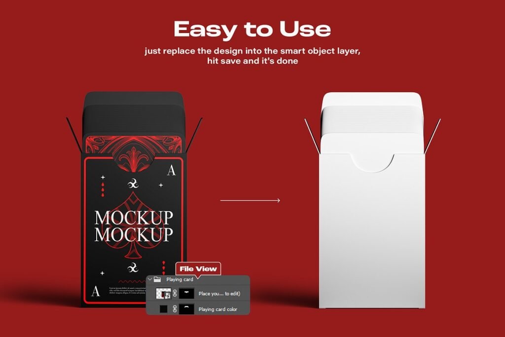 Versatile Playing Card Mockup Collection