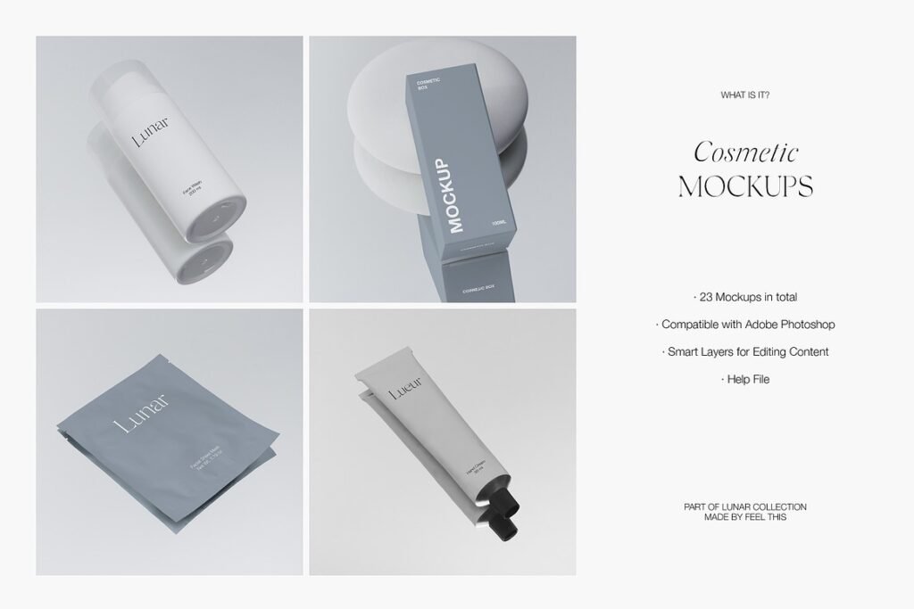 Elevate Your Brand with Cosmetic Mockups