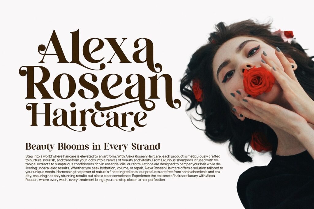 Belgin Elegant Ligature Timeless Typographic Style