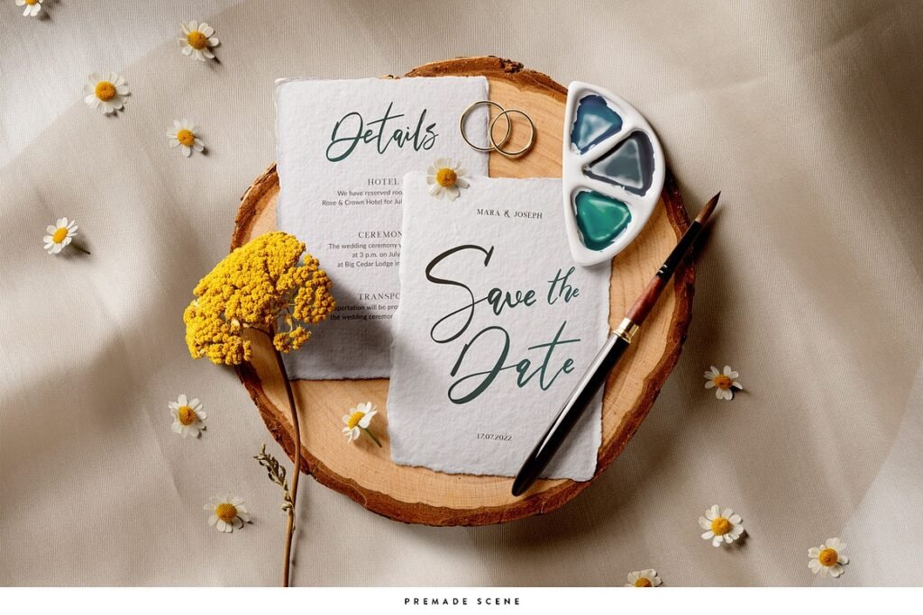 Wedding Mood Board Layout Images