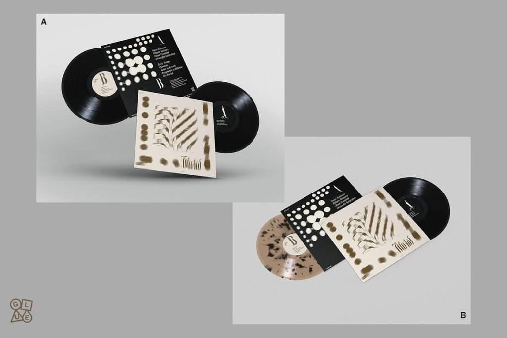 Floating Vinyl Mockup