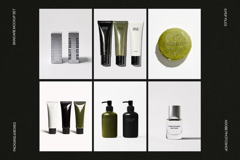 Skincare Packaging Mockup Set Elevate Your Brand