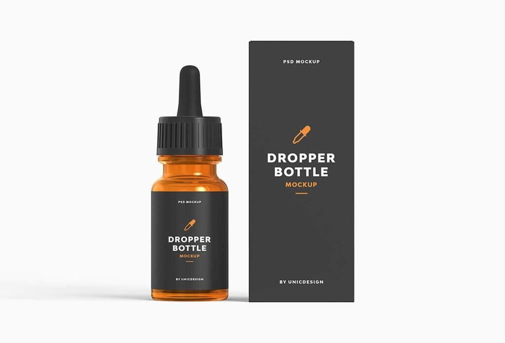  Dropper Bottle Mockup Showcase Your Products Beautifully