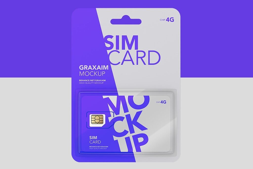 SIM Card Packing - Mockup