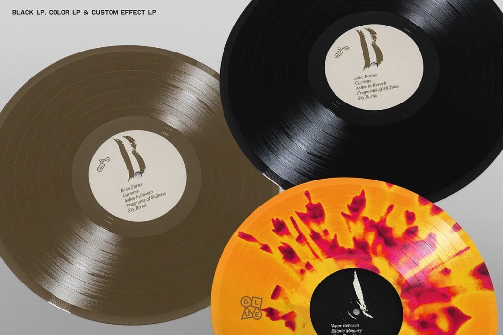 Floating Vinyl Mockup