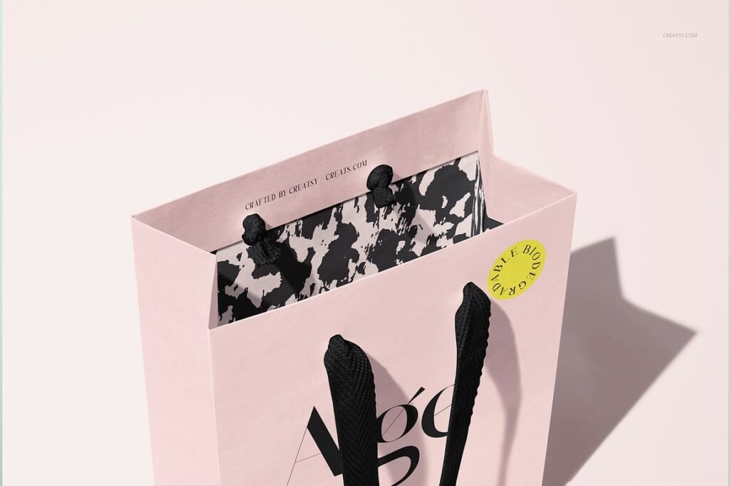 Cotton Handle Paper Gift Bag