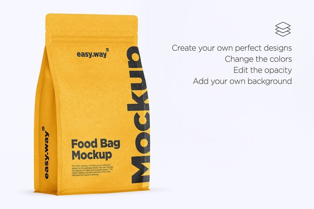 Coffee Bag Design Mockup 3