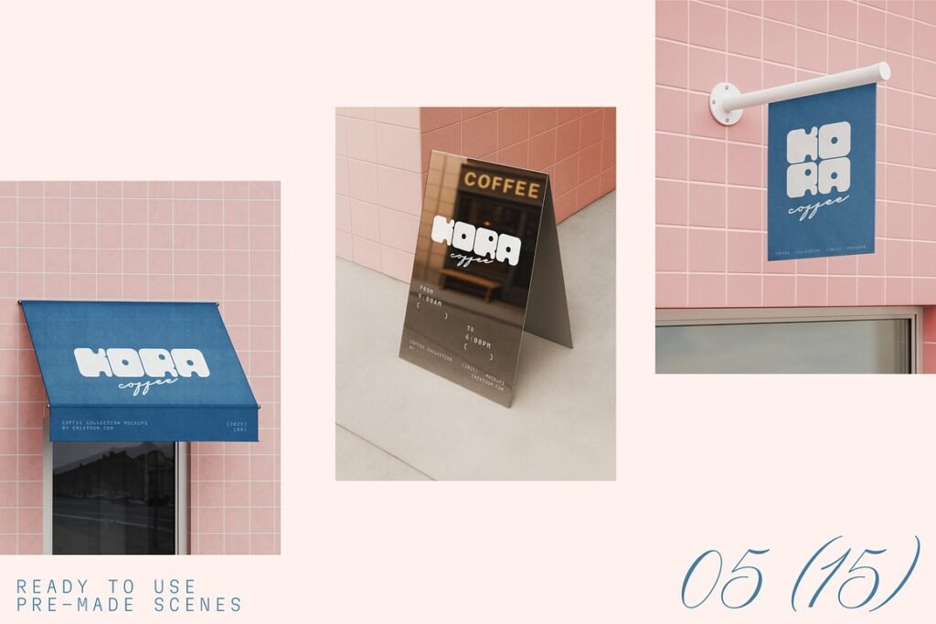 Coffee branding mockups Images 3