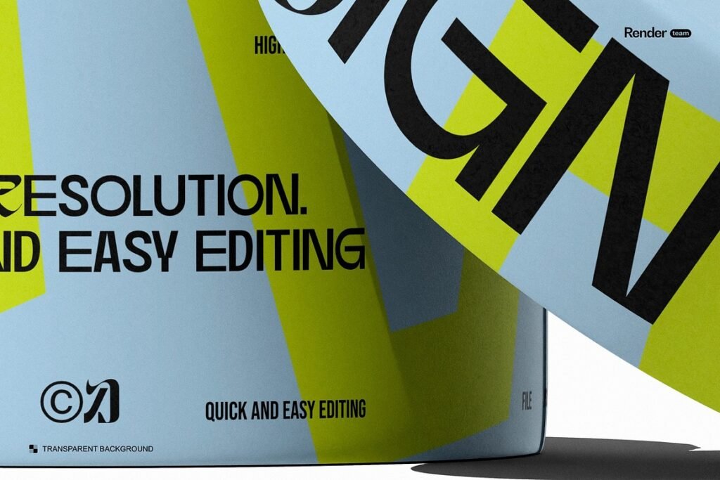 Paper Tube Mockup Set 3