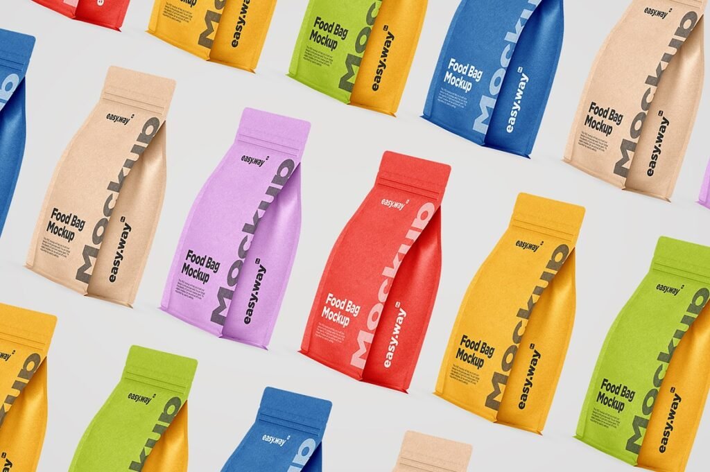 Coffee Bag Design Mockup 4