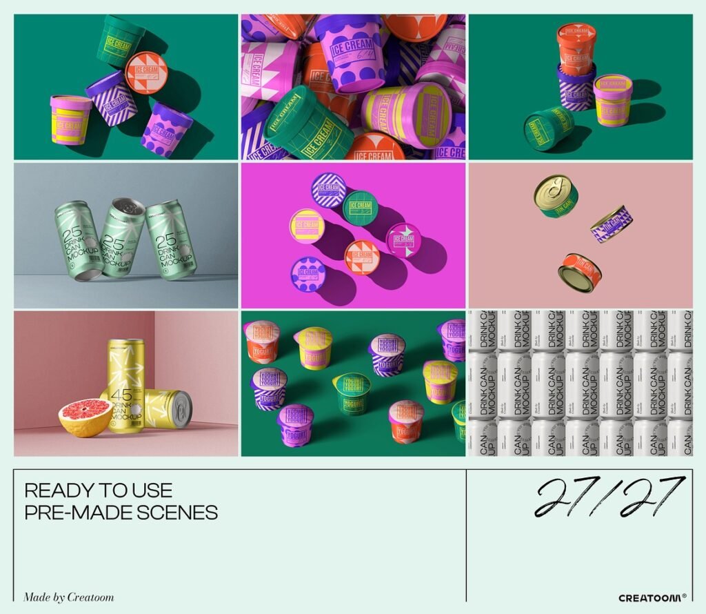 Quality packaging Mockup set 4