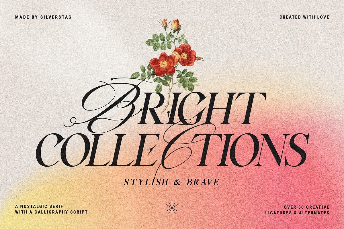 Silver Garden - Nostalgic Font Duo