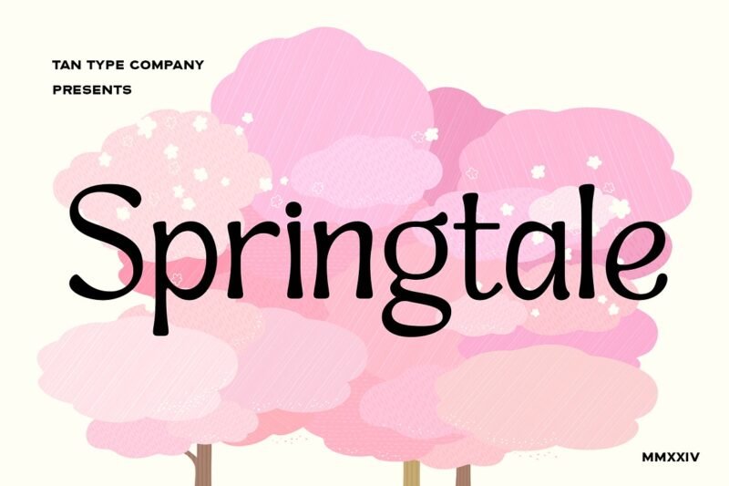 TAN – SPRINGTALE Font