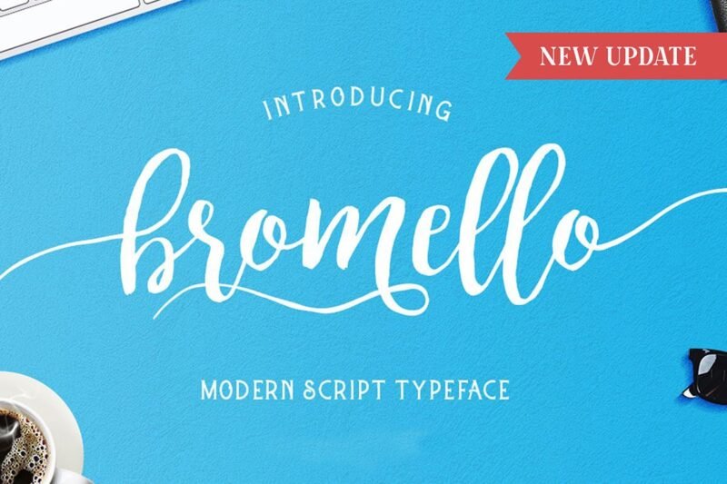 bromello typeface Font