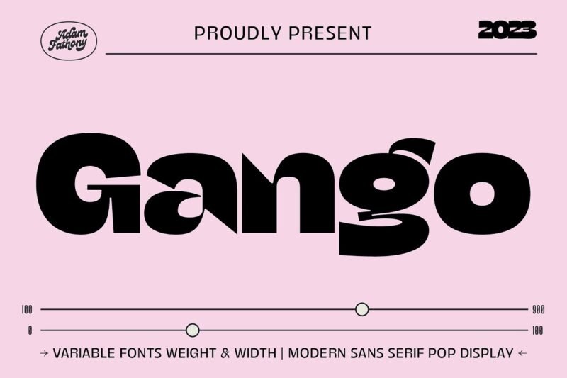 Gango – Variable Fonts