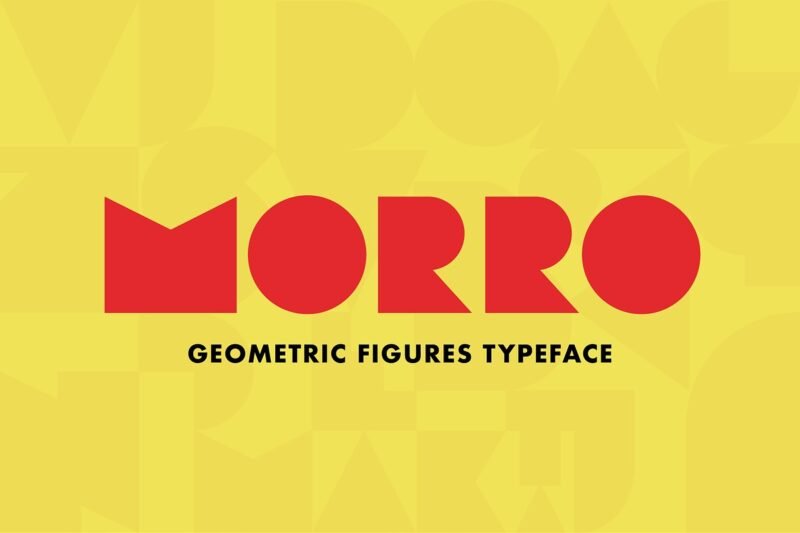 Morro – Geometric figures font