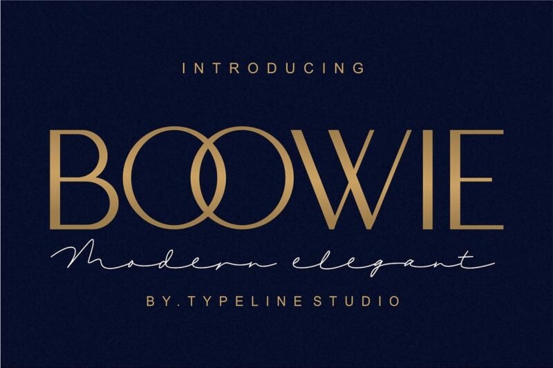 Boowie Modern minimalist elegant.