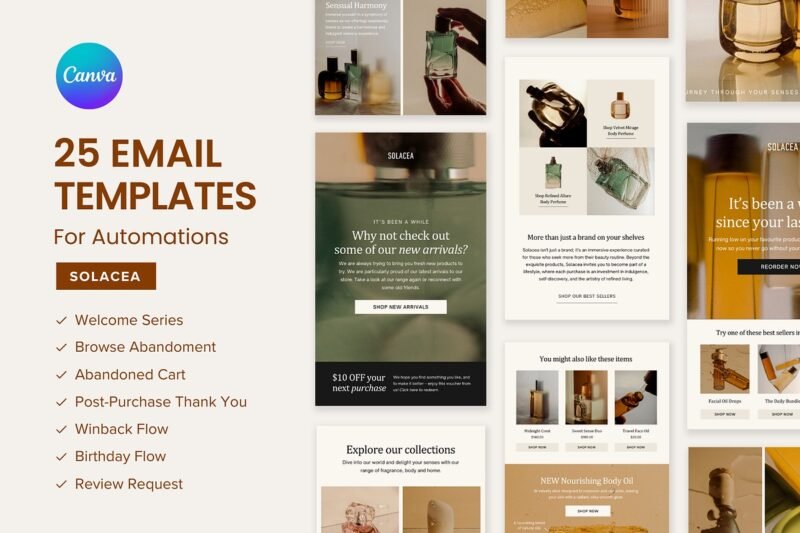 Canva Email Template Flow Designs