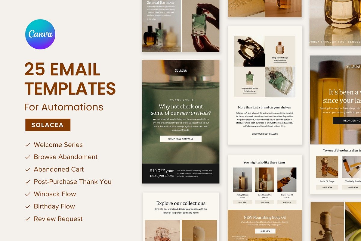 Canva Email Template Flow Designs