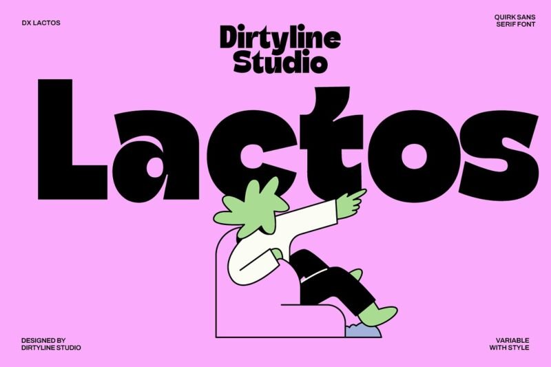 Dx Lactos  Quirk Font Variable