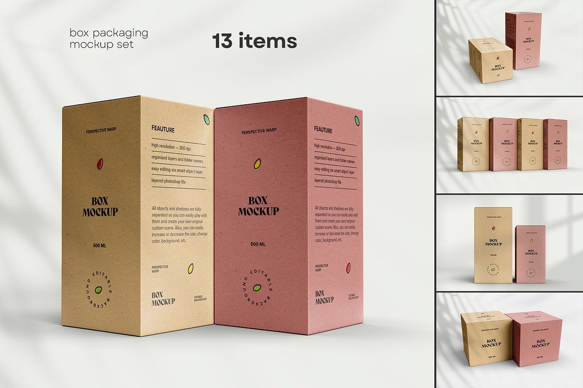Box Mockup Images