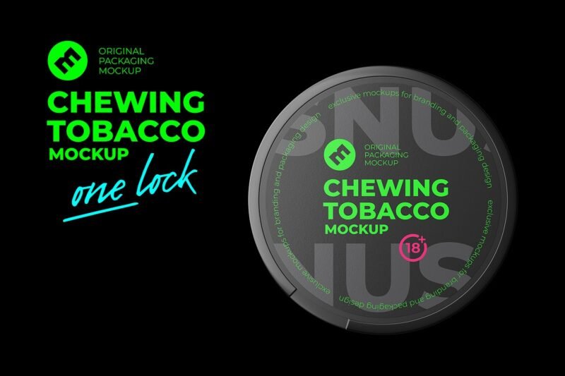 Snus Chewing Tobacco Mockup