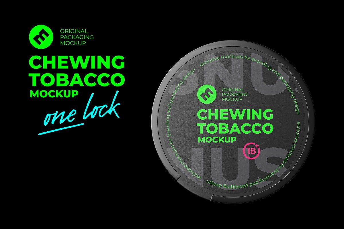 Snus Chewing Tobacco Mockup