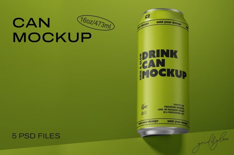 Best Drink Can Mockup
