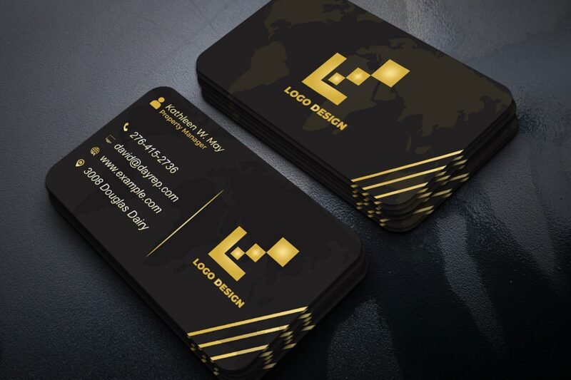 Black Business Card Images