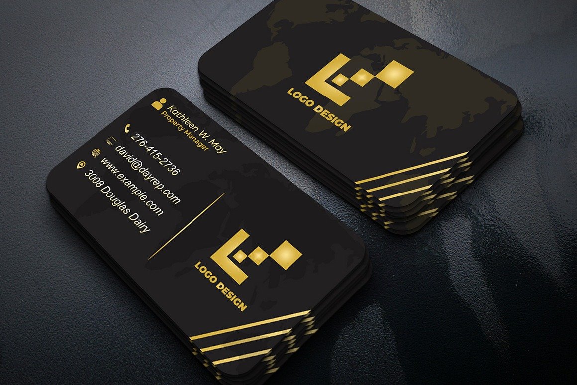 Black Business Card Images