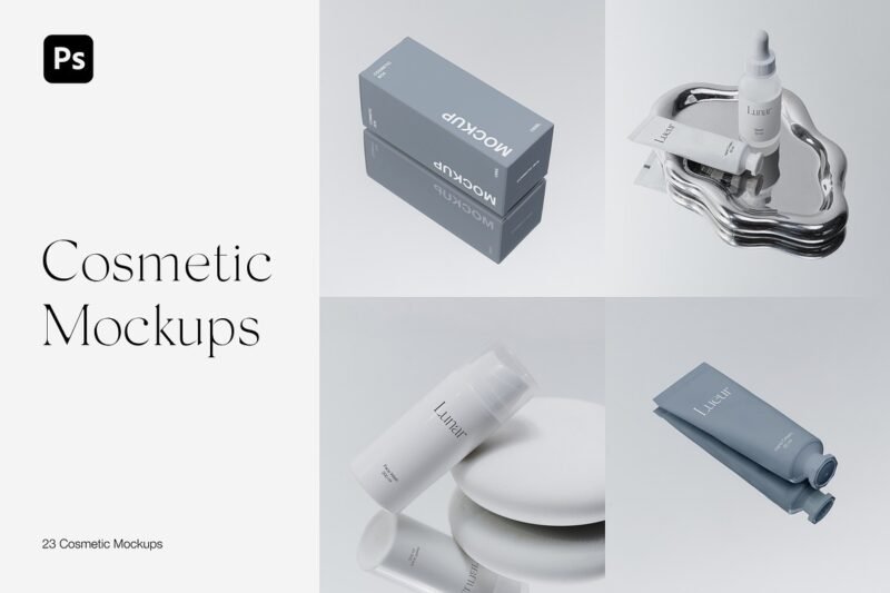 Elevate Your Brand with Cosmetic Mockups