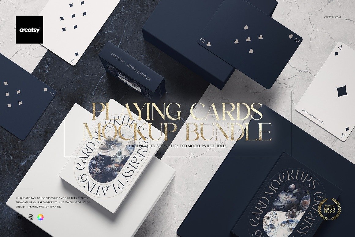 Playing Cards Mockup Bundle