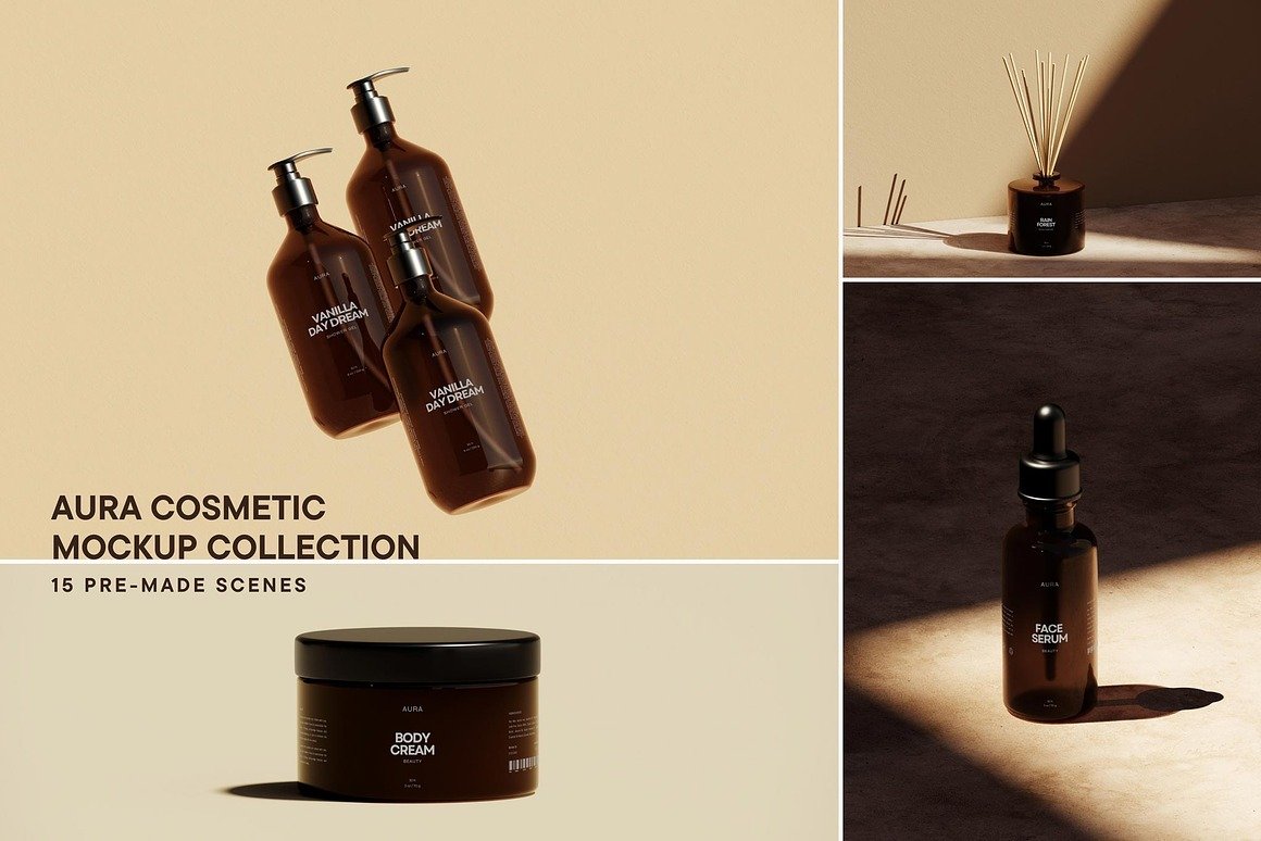 Cosmetic Collection Mockup Images