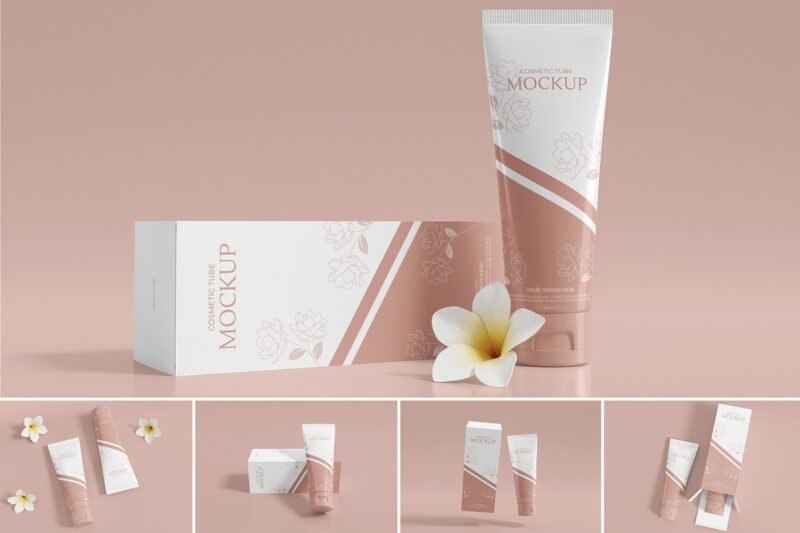 Cosmetic Tube Mockups Elevate Your Product Visuals