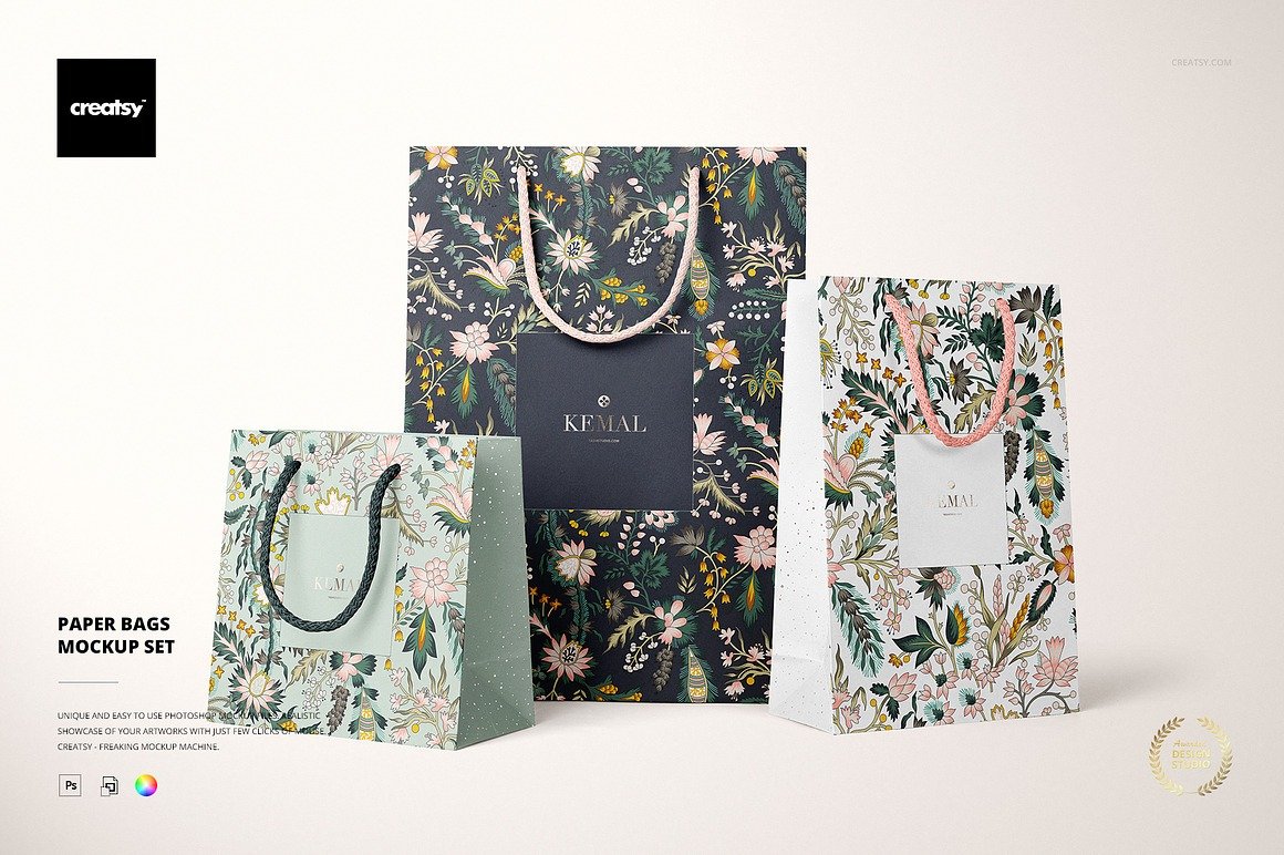 Paper Bags Mockup Set